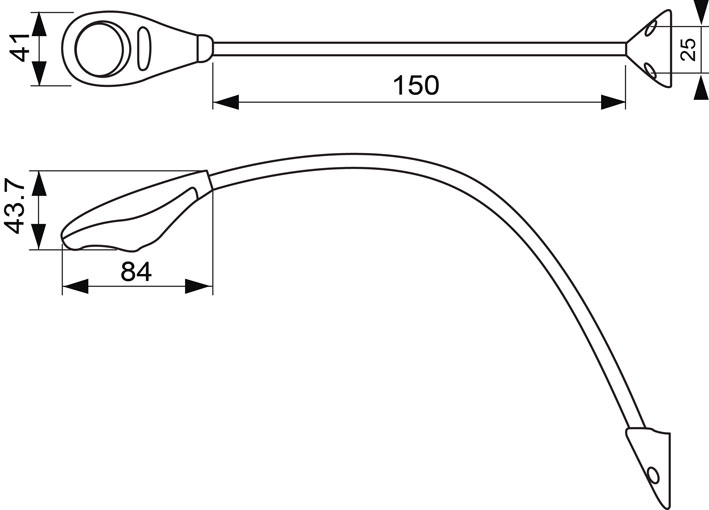 Kartläsarlampa led